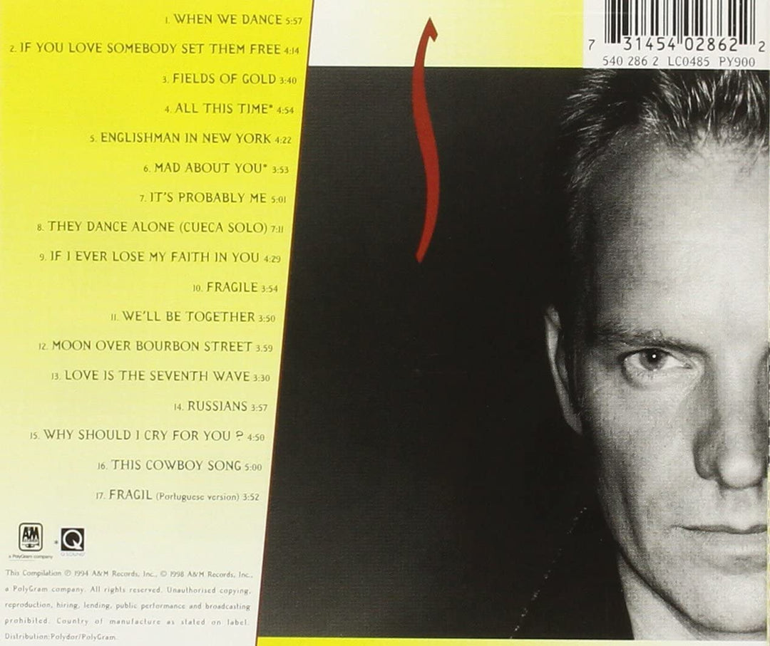 Fields of Gold: The Best of Sting 1984-1994 [Audio CD]