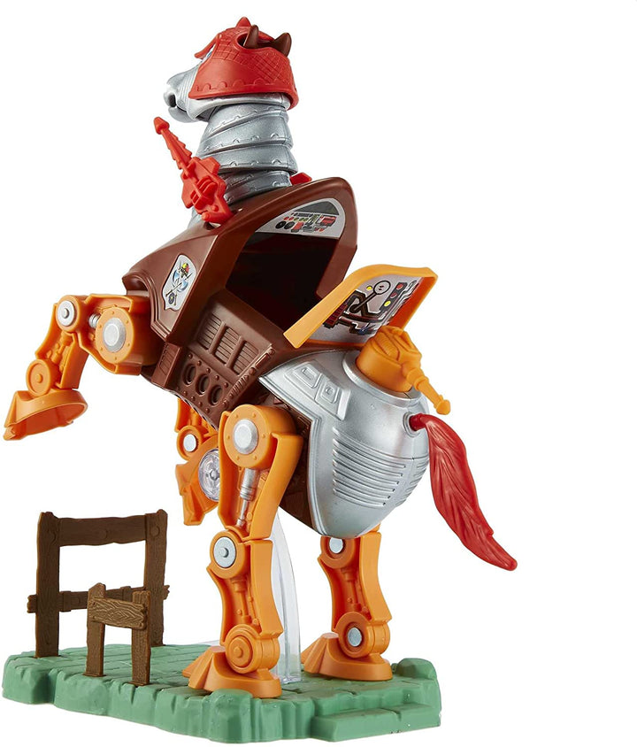 Masters of the Universe Origins Stridor Figure - With Robot Horse, Launcher & 3