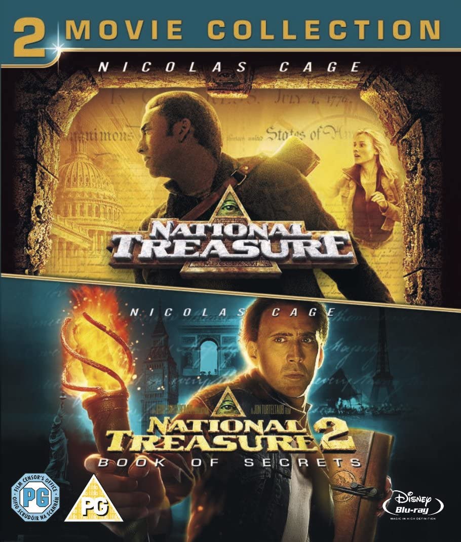 National Treasure 1 & 2 Double Pack [Region Free] - Action/Adventure [Blu-ray]