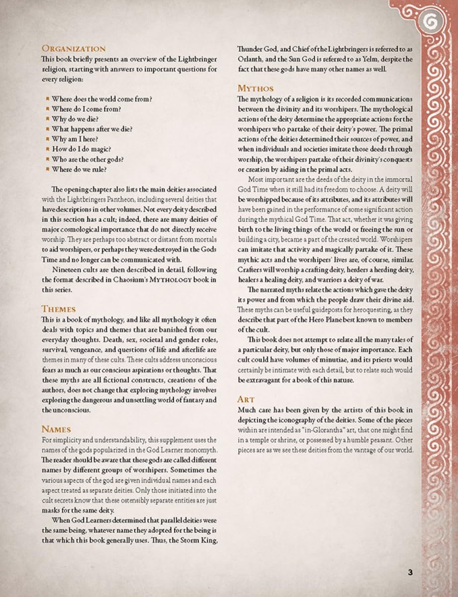 Cults of RuneQuest: The Lightbringers - Hardcover 5