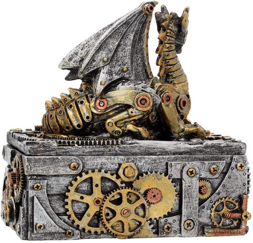 Nemesis Now Secrets of the Machine - Mechanical Dragon Steampunk Box 3