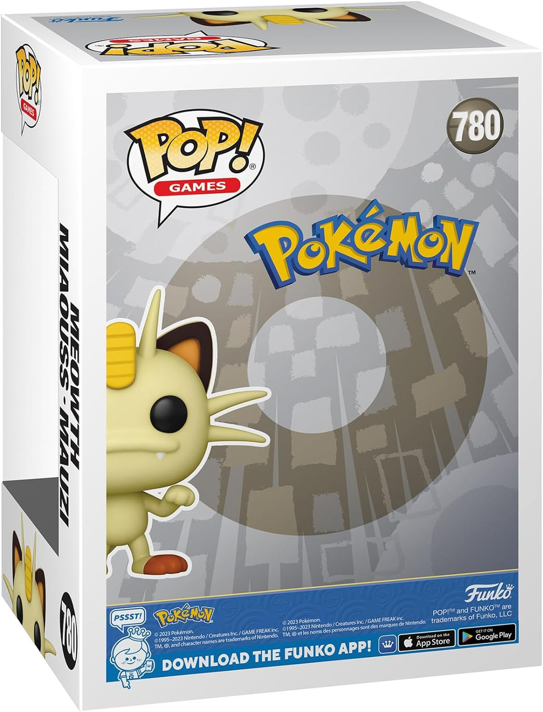 Games: Pokemon - Meowth Funko 74630 Pop! Vinyl