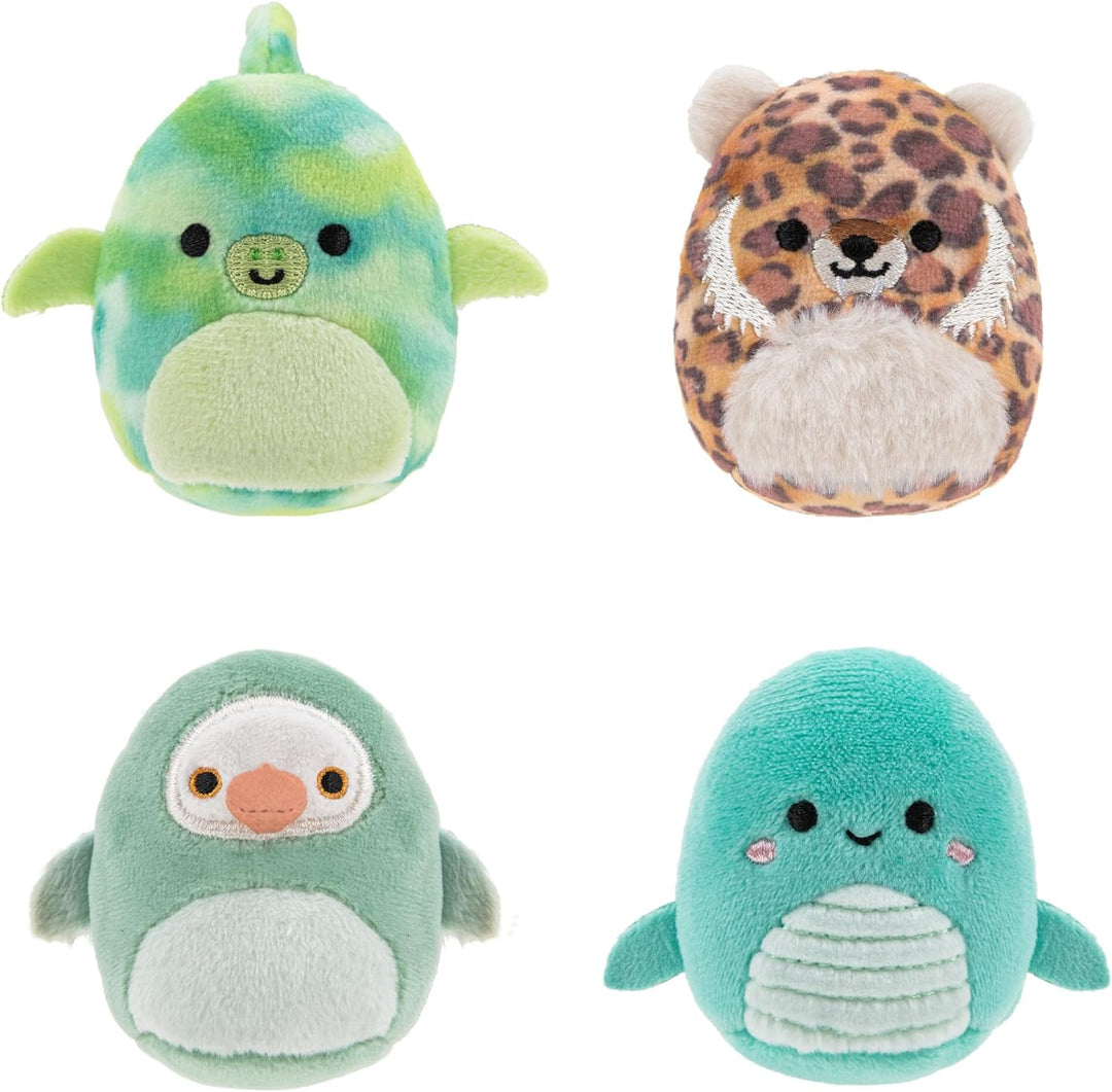 Squishville 5cm Squishmallows 4 Pack - Prehistoric Squad Plush