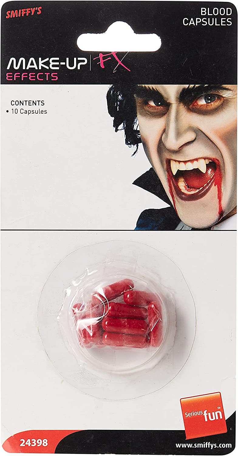 Smiffys Make-Up FX, Powder Blood Capsules