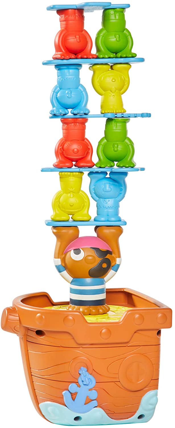 Juego de apilamiento TOMY Pile Up Pirates Juego de mesa de acción para niños