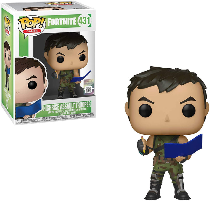 Fortnite Highrise Trooper Funko 34465 Pop! Vinilo #431
