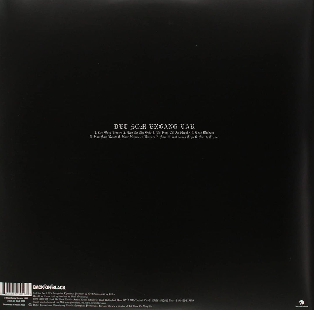 Burzum - Det Som Engang Var [VINYL]