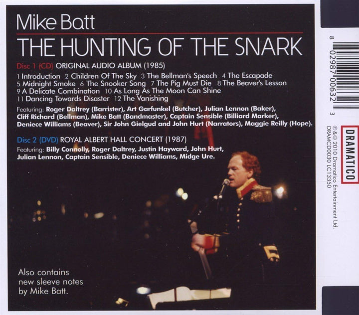 Mike Batt - The Hunting Of The Snark From The Mike Batt Archive Series (CD+DVD Set) [Audio CD]