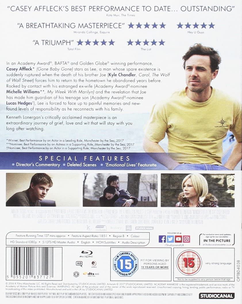 Manchester By The Sea - Drama [Blu-ray]