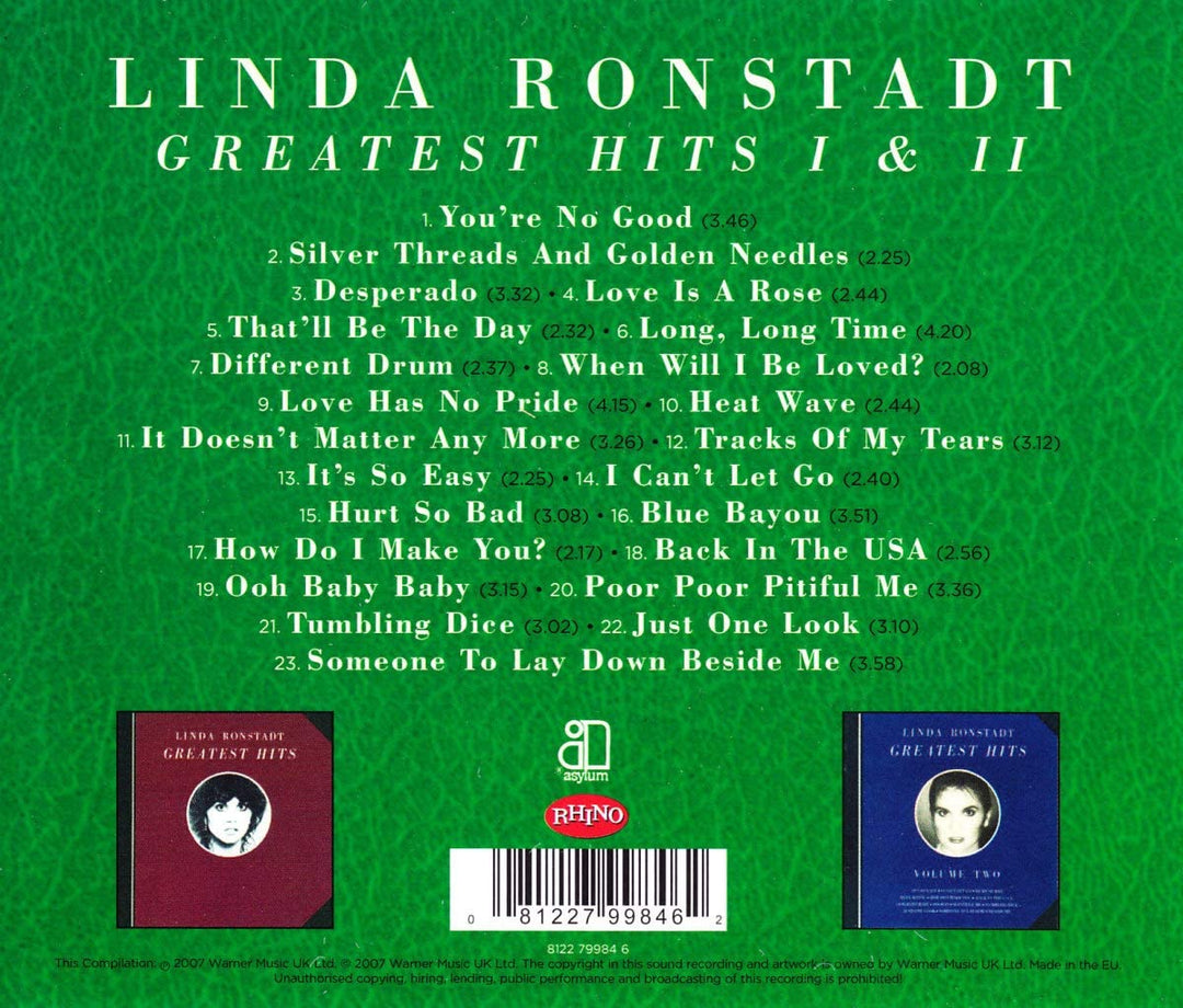 Greatest Hits I & II - Linda Ronstadt  [Audio CD]