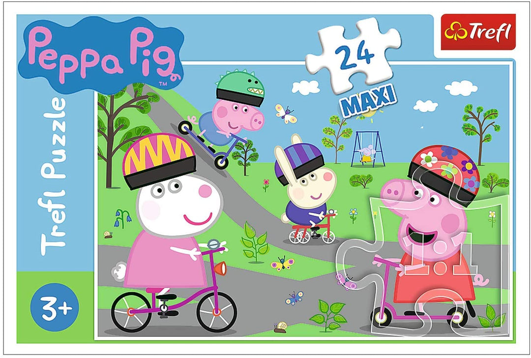 Trefl 24 el. Maxi Active Peppa Niño