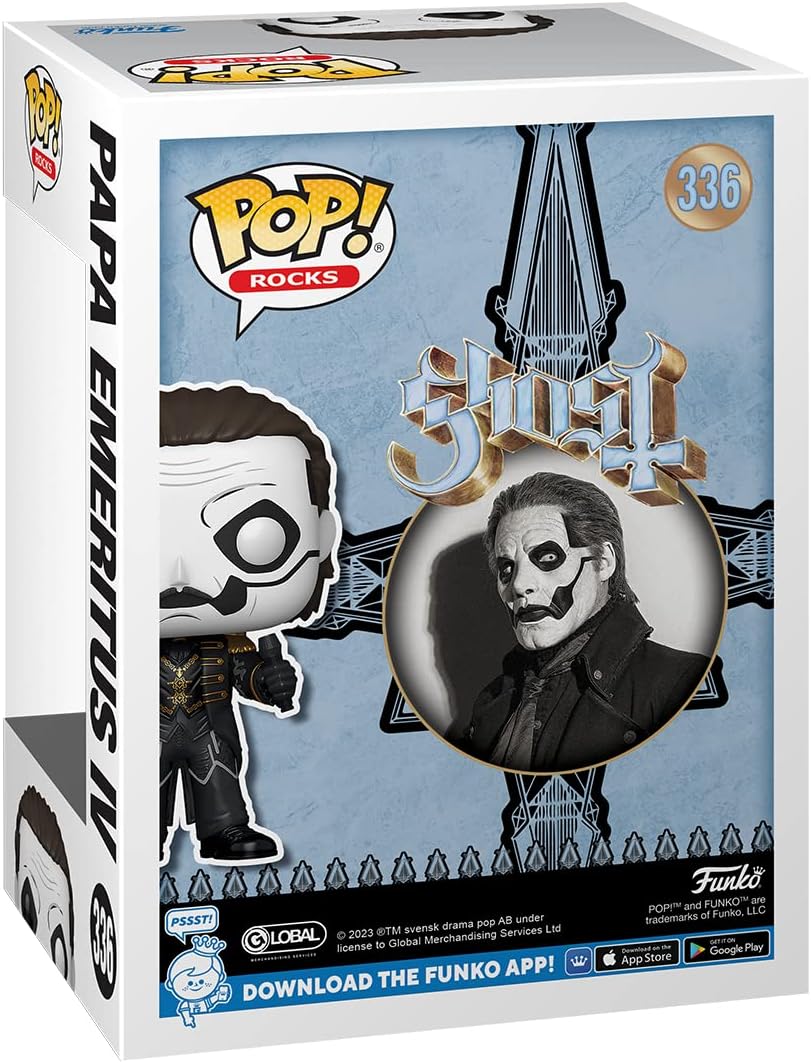 Funko Pop! Rocks - Papa Emeritus IV Vinyl Figur #336 (72565) 3