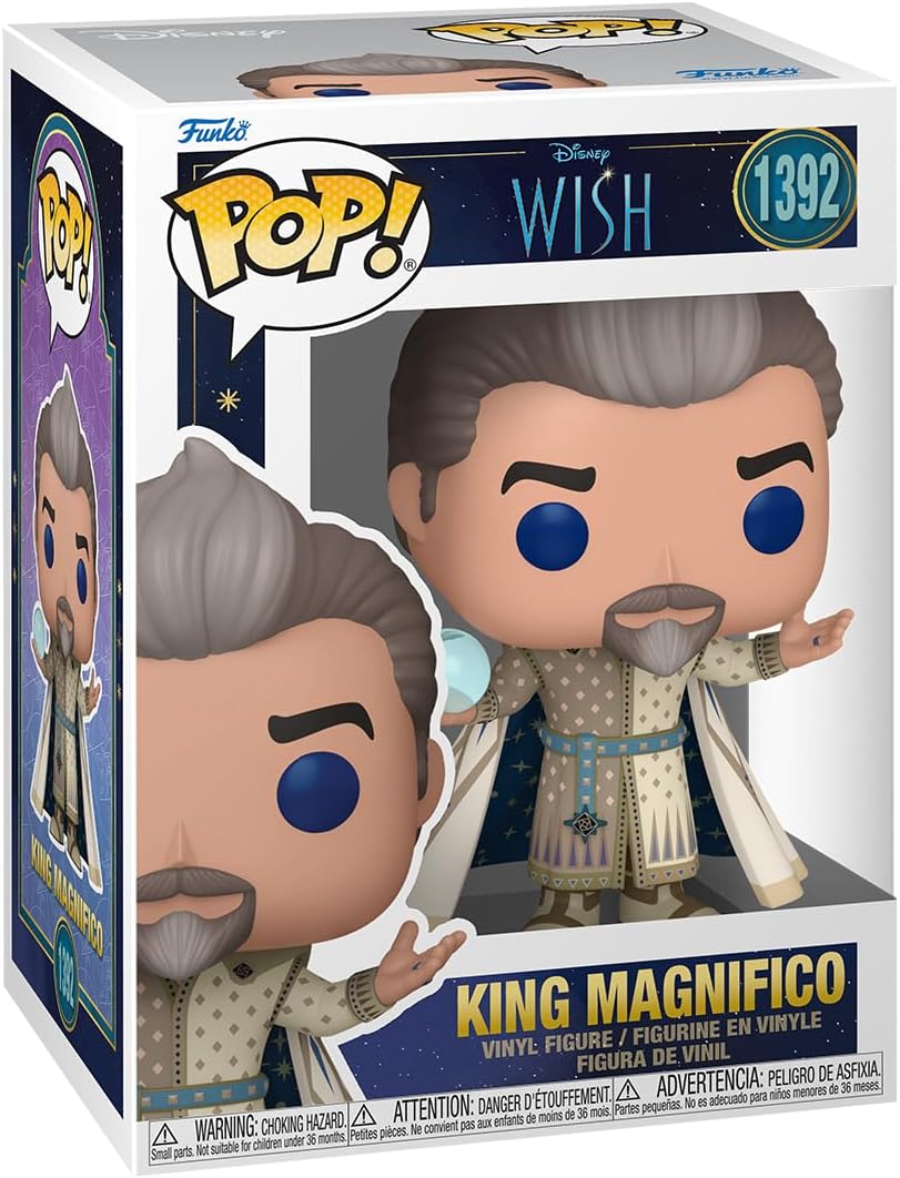 Funko POP! Vinyl: Disney Wish - King Magnifico - Collectable Vinyl Figure