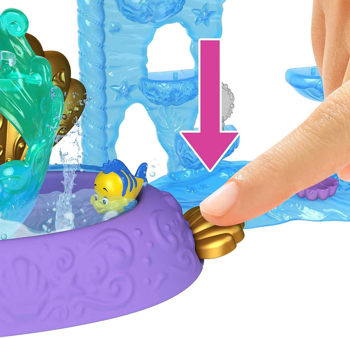 Disney Princess Toys, Ariel Stackable Castle Doll House with Small Doll