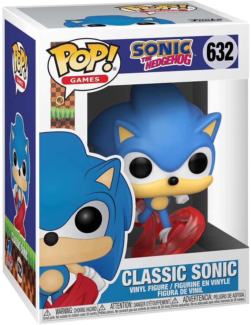 Sonic The Hedgehog Classic Sonic Funko 51964 Pop! Vinilo n. ° 632
