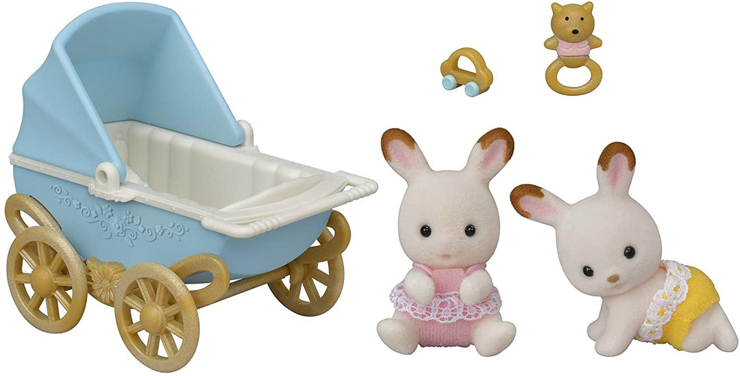 Sylvanian Families 5432 Chocolate Rabbit Twins Set