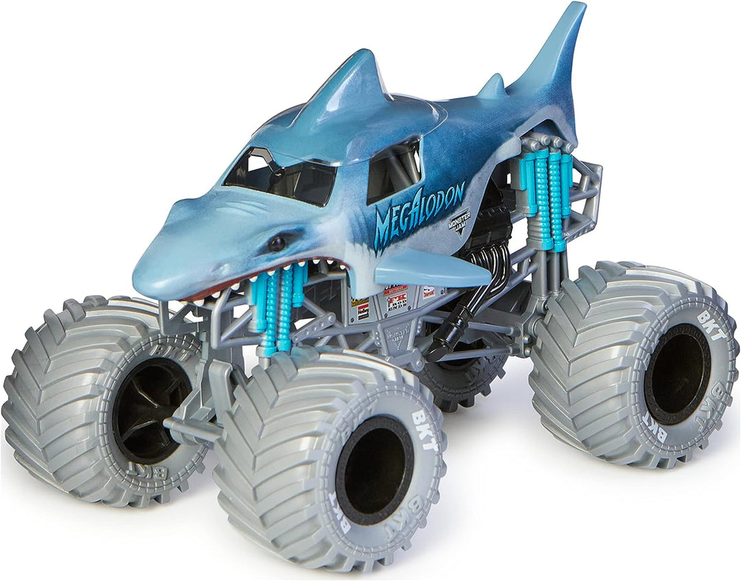 Monster Jam, Official Megalodon Monster Truck, Collector Die-Cast Vehicle