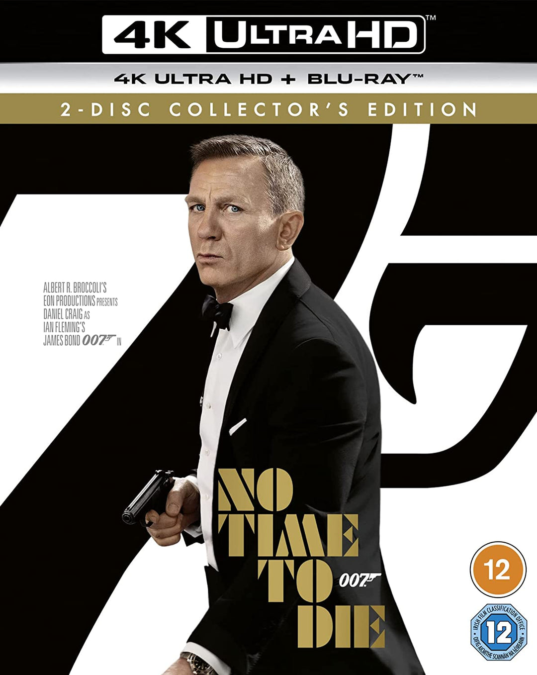 No Time To Die (James Bond) [4K Ultra HD] [2021] [Region Free] - Action/Adventure [Blu-ray]