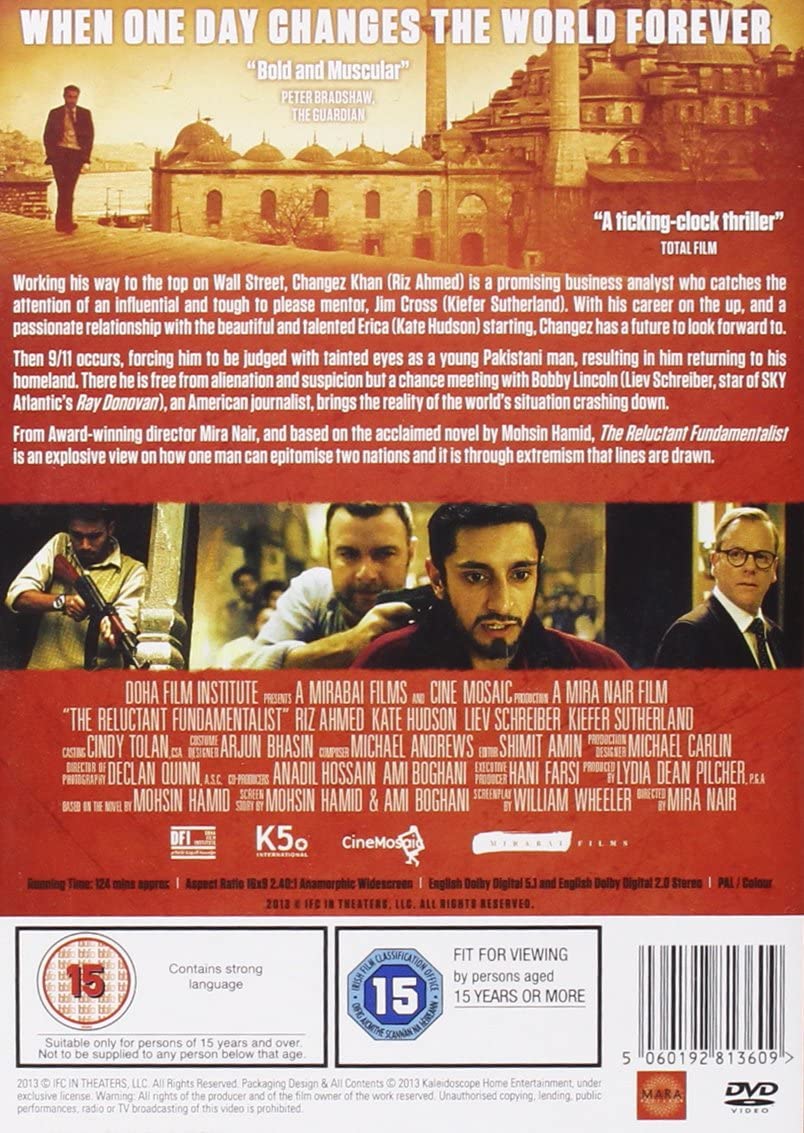 The Reluctant Fundamentalist [2012] - Drama/Political thriller [DVD]