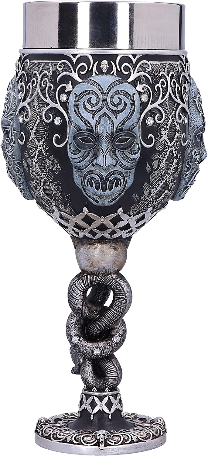 Nemesis Now Death Eater Mask Collectible Goblet - Resin, Hand-Painted 7