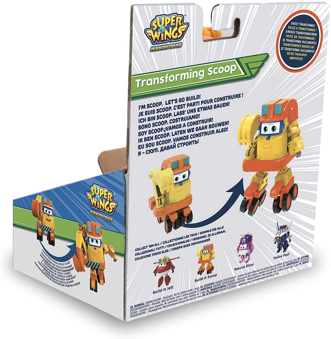 Super Wings Scoop 5&quot; Verwandelnder Charakter