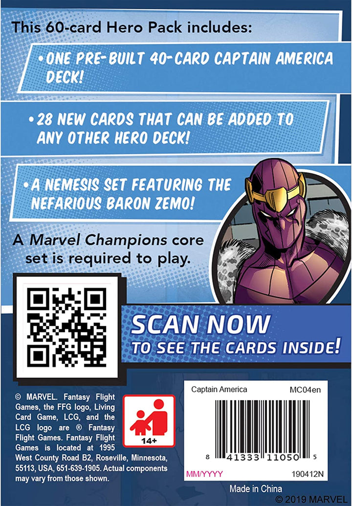 Marvel Champions: Captain America Hero Pack