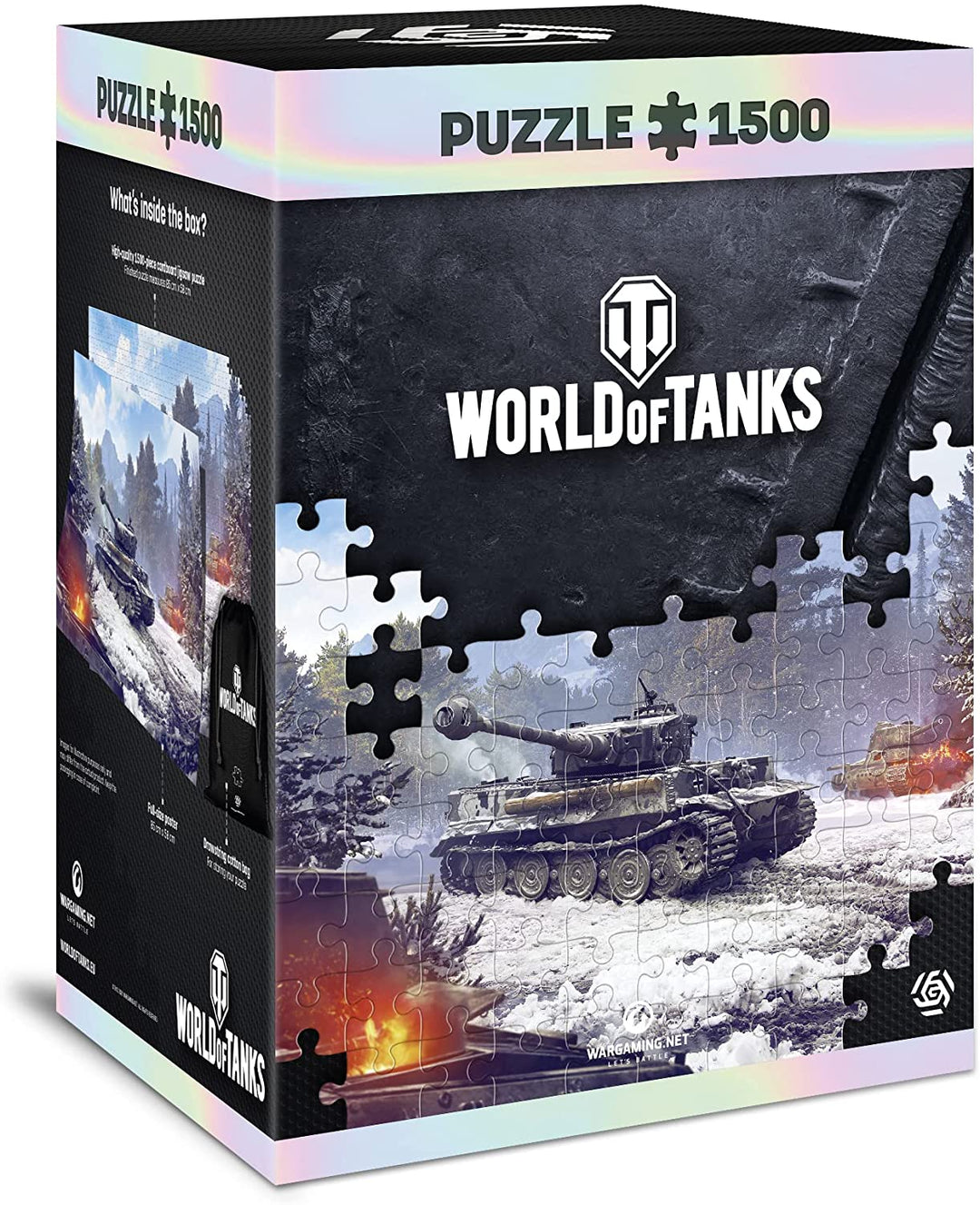 Good Loot World of Tanks: Winter Tiger | 1500 Piece Jigsaw Puzzle | includes Pos