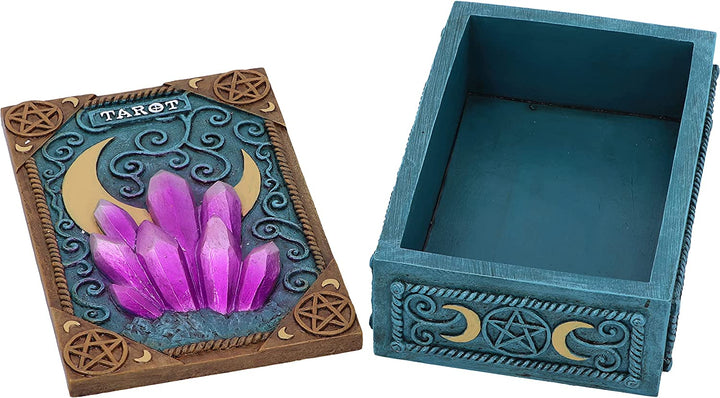 Nemesis Now Crystalline Tarot Box 14.4cm, Blue