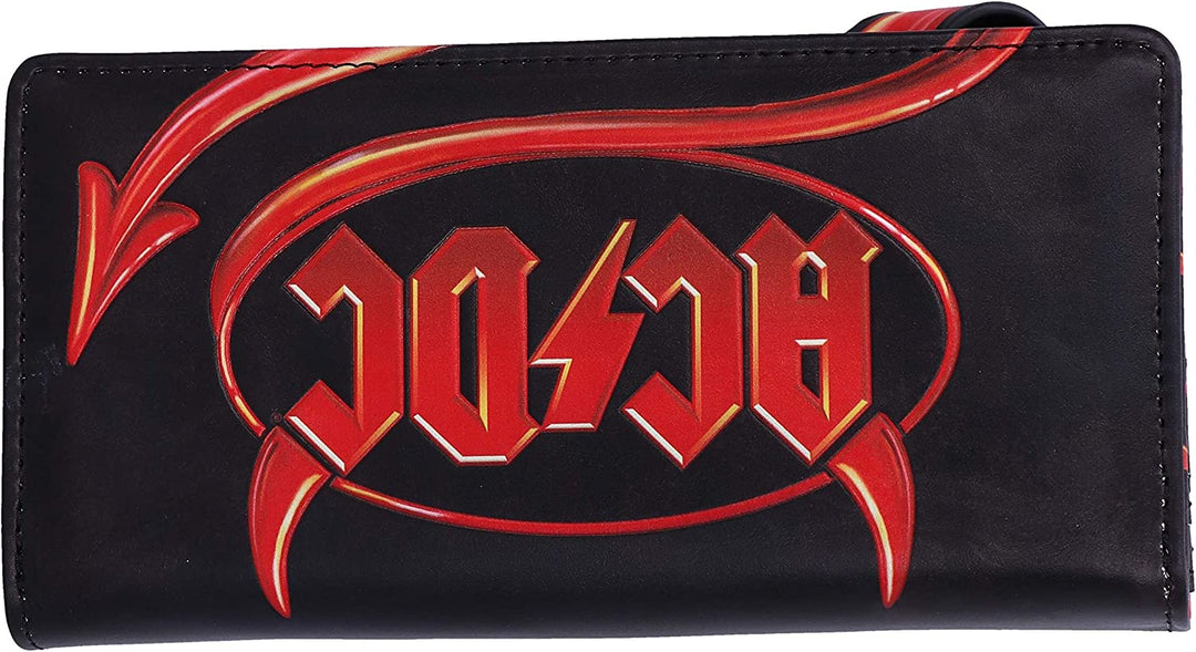 Nemesis Now Officially Licensed AC/DC Logo Lightning Embossed Purse Wallet, Poly