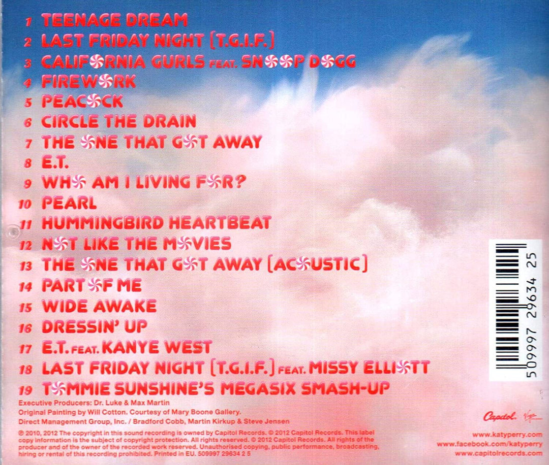 Teenage Dream: The Complete Confection, Assorted coversexplicit_lyrics - Katy Perry [Audio CD]