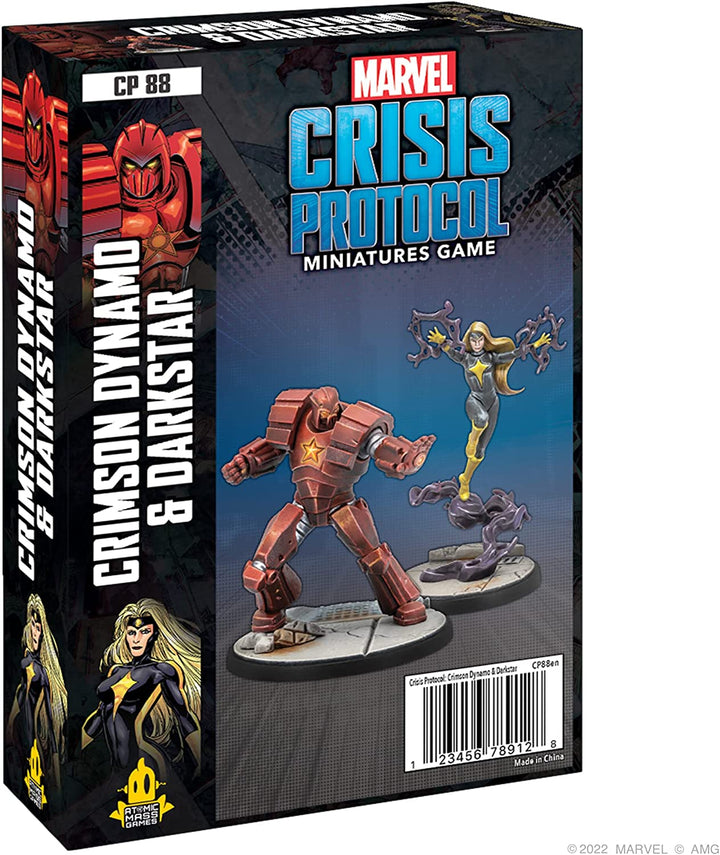 Atomic Mass Games Crimson Dynamo & Dark Star Marvel Crisis Protocol Miniatures (FFGCP88)