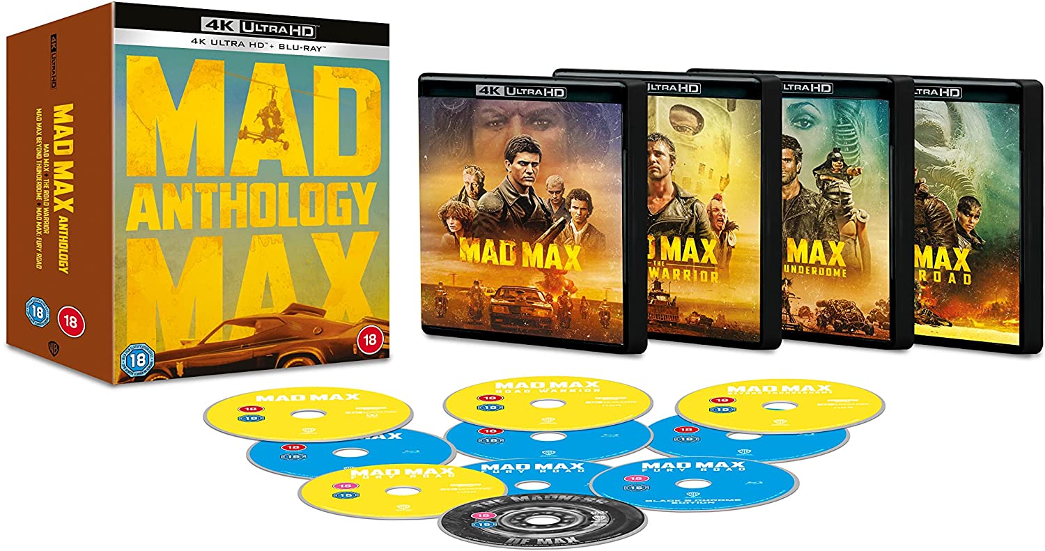 Mad Max Anthology (1979-2015) - 4K Ultra HD [Region Free] [Blu-ray]