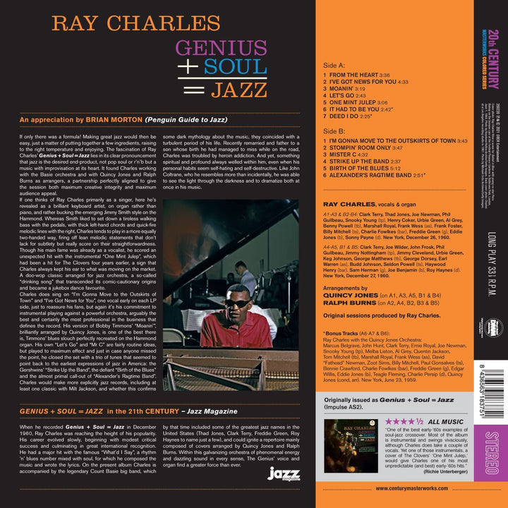 Ray Charles - Genius + Soul = Jazz [VINYL]