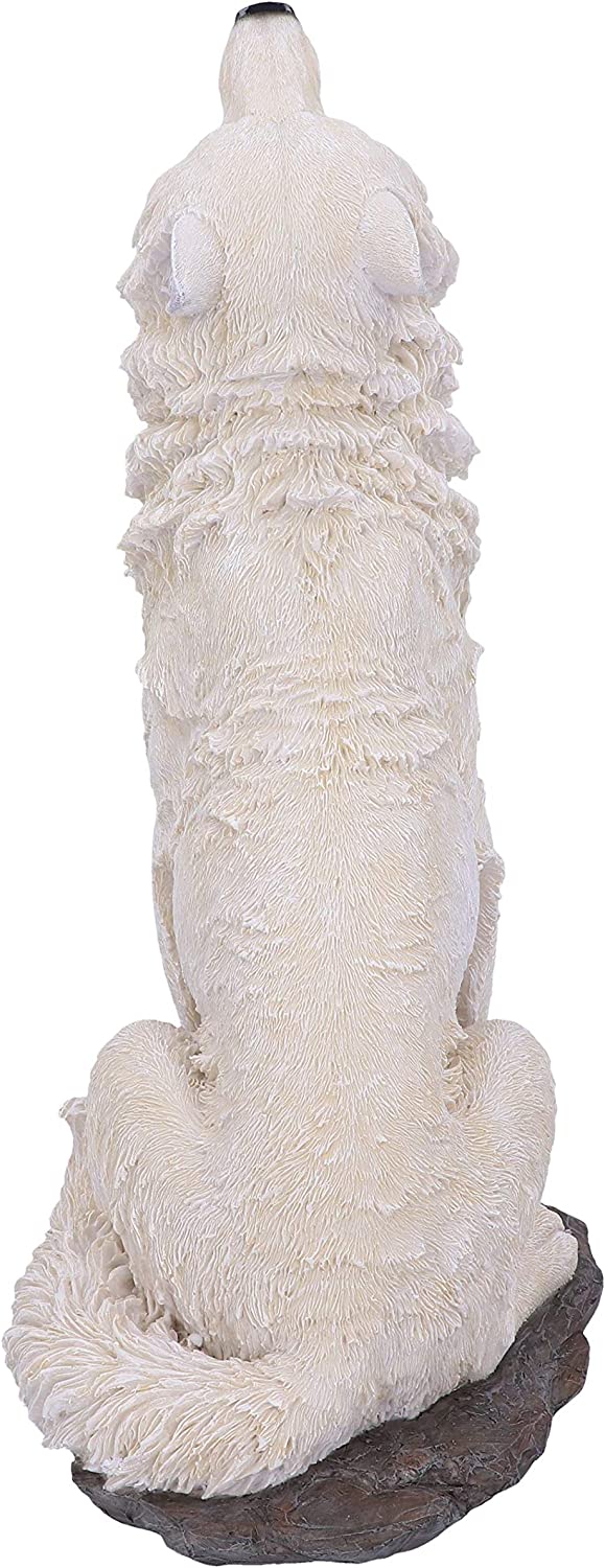 Nemesis Now Storms Cry Howling White Wolf Figure 41.5cm