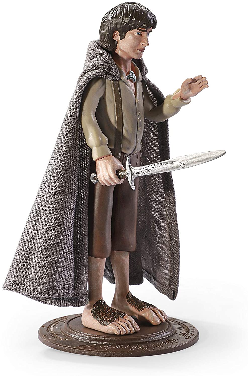 The Noble Collection LoTR Bendyfigs Frodo Baggins - Officially Licensed 19cm (7.5 inch) Lord Of The Rings Bendable Posable Collectable Doll Figures With Stand