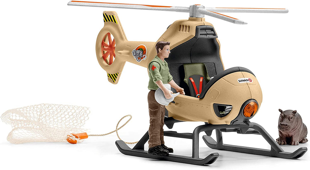 Schleich 42476 Animal Rescue Helicopter Wild Life