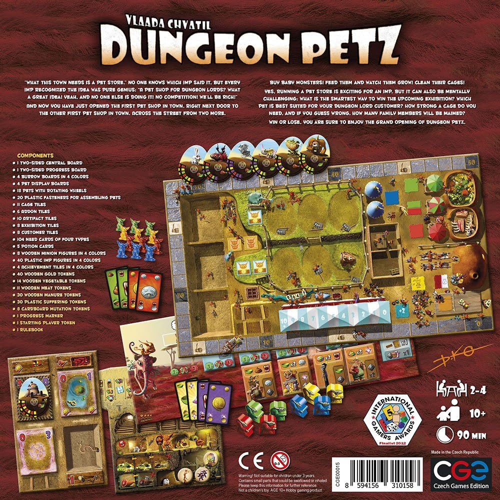 Dungeon Petz Board Game