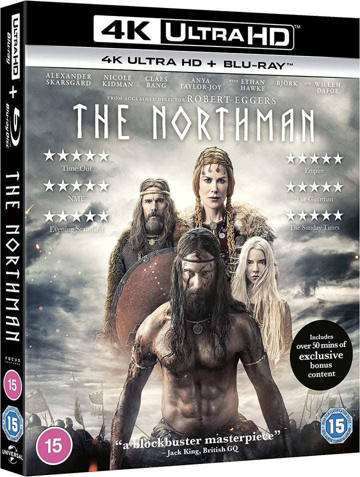 The Northman - Action  [4K Ultra HD] [2022] [Region Free] [Blu-ray]