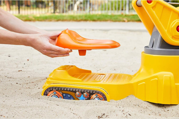 Little Tikes You Drive Excavator Sand Toy kids can sit, scoop and dump