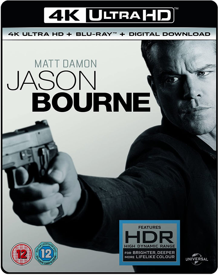 JASON BOURNE- (UHD+BD+UV) [2017] [Blu-ray]