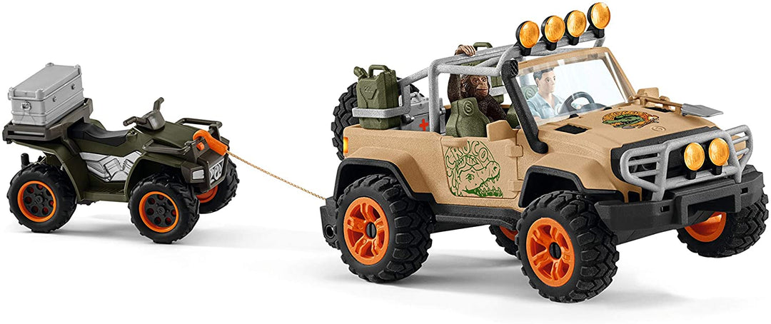 Vehículo 4x4 Schleich Wild Life 42410 con cabrestante