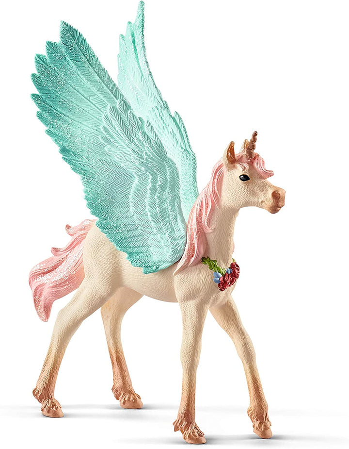 Schleich Bayala 70575 Unicornio decorado Pegaso, potro
