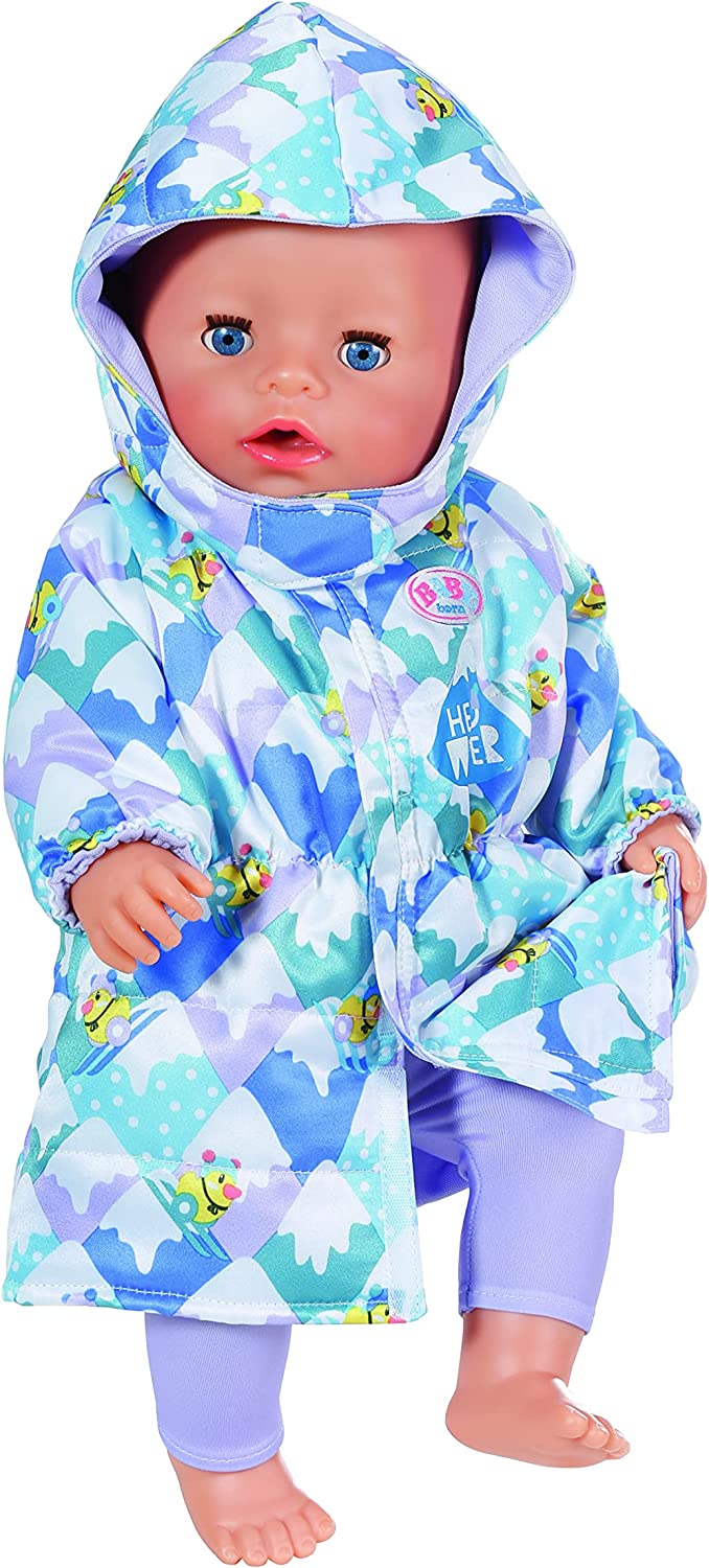 BABY born 4 Seasonal Outfit Toy Set for 43 cm Doll - Easy for Small Hands, Creative Play Promotes Empathy & Social Skills, For Toddlers 3 Years & Up - Includes Dresses, Leggings & Jackets