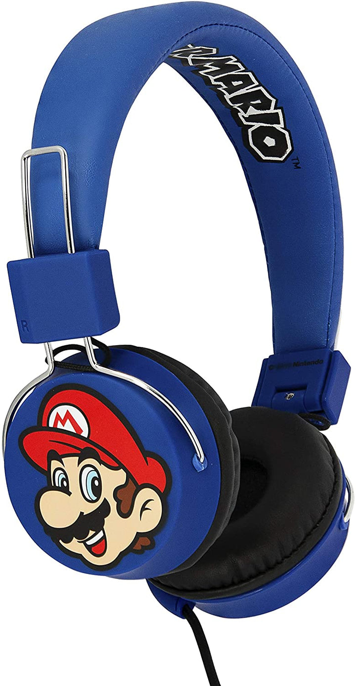 OTL Technologies Folding Wired Headphones - Super Mario and Lugi for Ages 8+