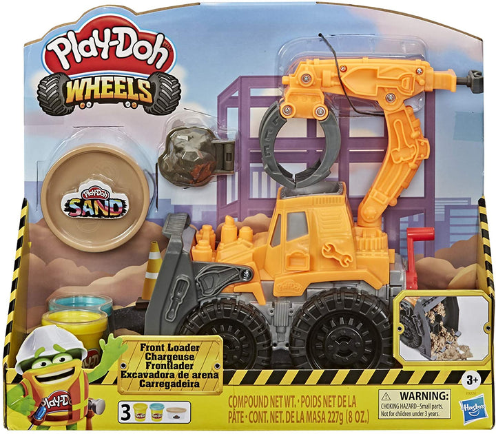 Play-Doh Wheels Camión de juguete con cargador frontal para niños de 3 años en adelante con no tóxico