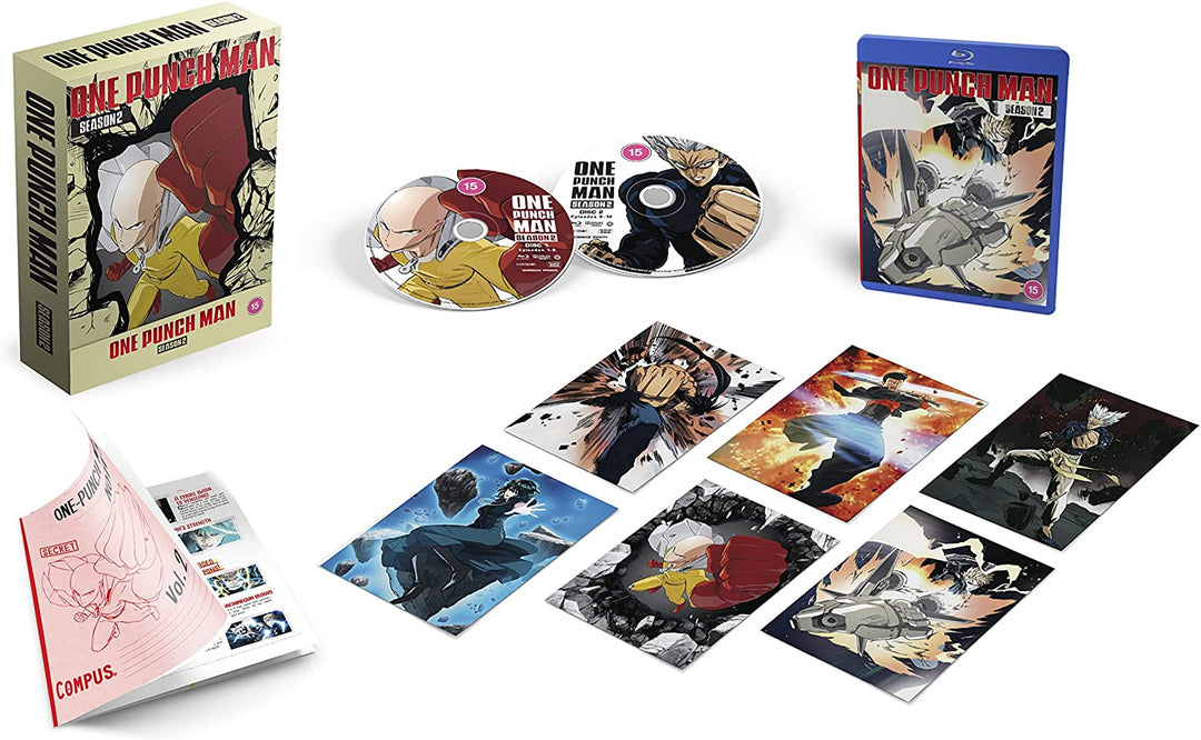 One Punch Man Season 2 (Episodes 1-12 + 6 OVAs) - Action [Blu-ray]