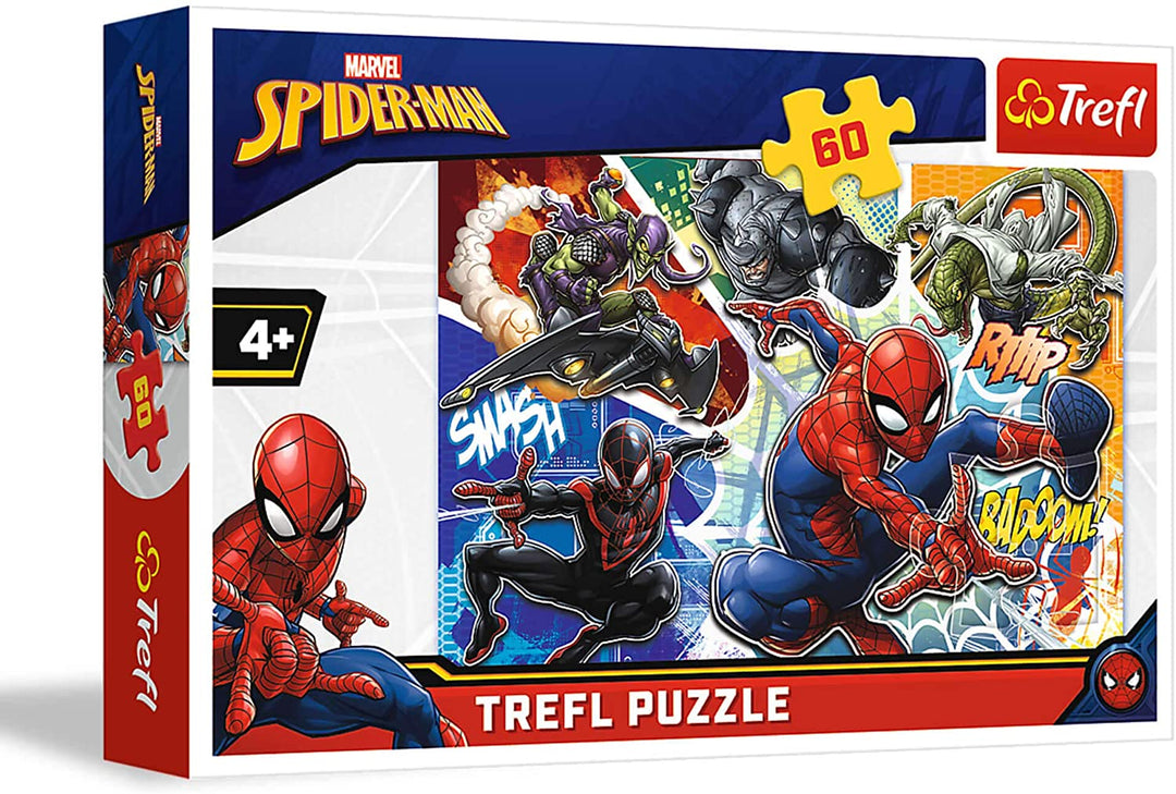 Trefl 916 17311 EA 60pcs Spider-Man, Multi-Colored