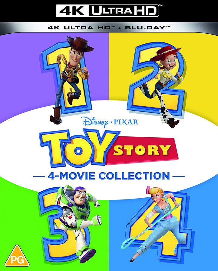 Disney and Pixar's Toy Story 1-4 UHD Collection - [Blu-ray]