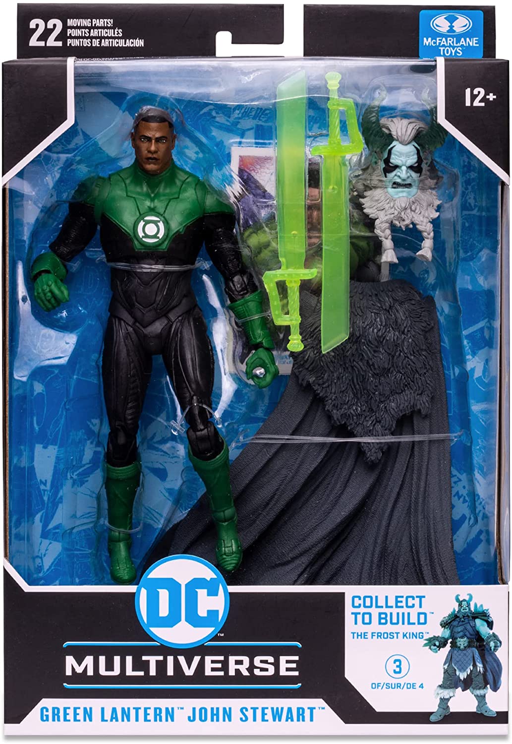 McFarlane TM15473 DC Build-A 7IN Figures WV7-ENDLESS Winter-Green Lantern John S