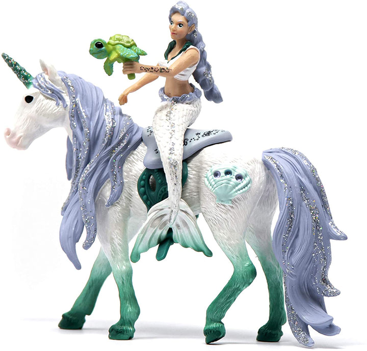 Schleich 42509 sirena cabalgando sobre el mar Unicornio Bayala